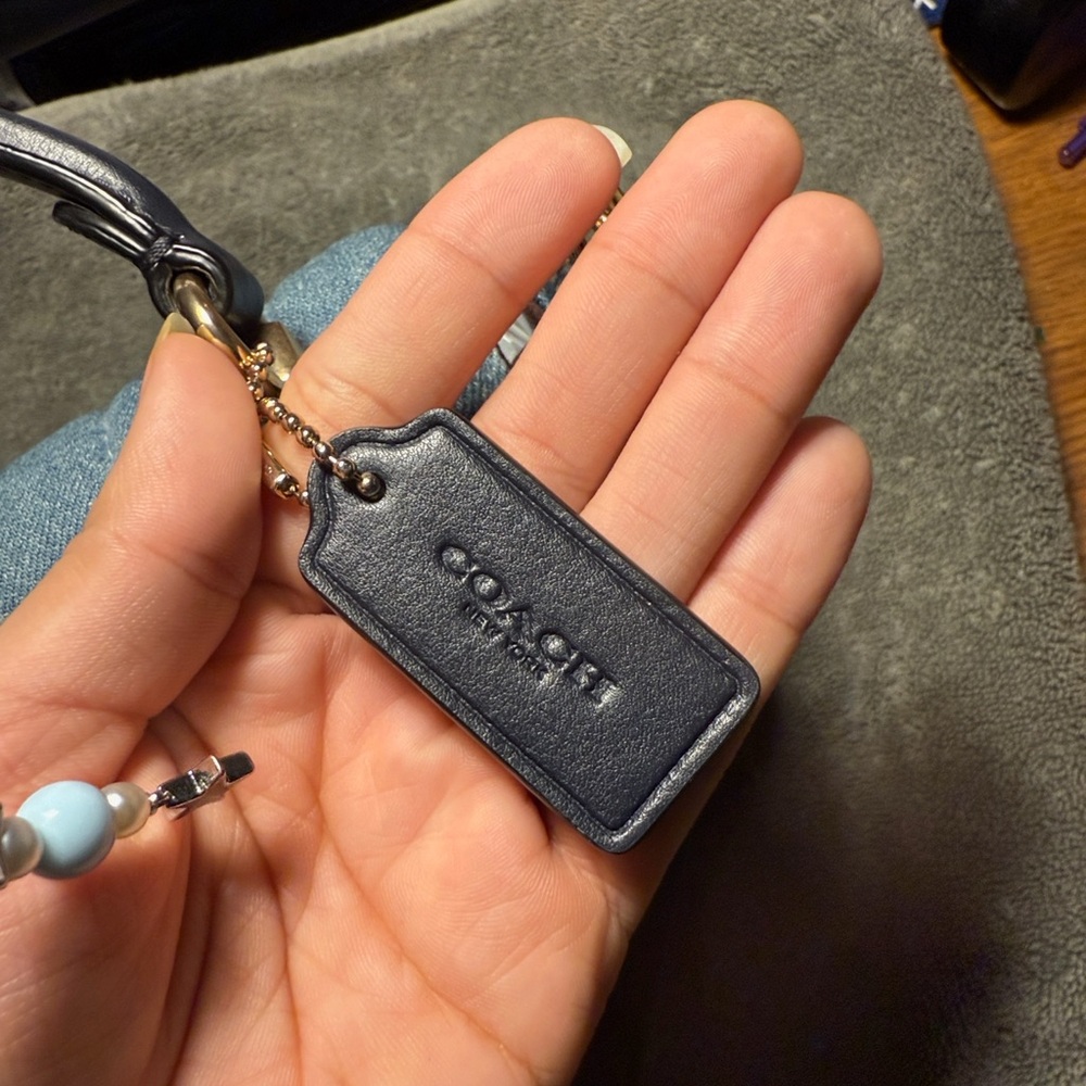 Coach Marlie Blue Top Handle Satchel - Picture 4 of 5